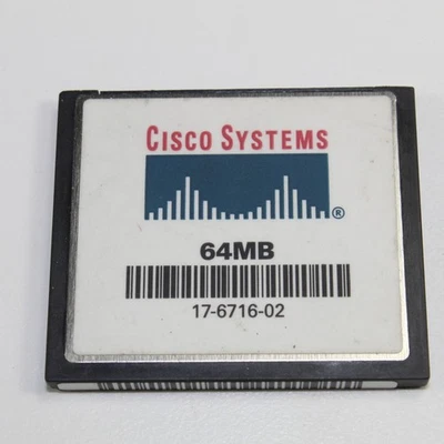 Cisco Systems Compact Flash Memory Card 64MB CIS00-01186-514CA For Camera - Image 1 of 2