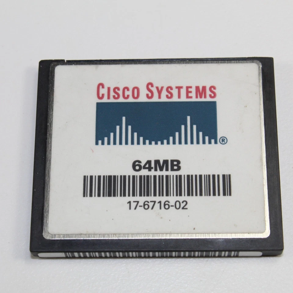Cisco Systems Compact Flash Memory Card 64MB CIS00-01186-514CA For Camera - Image 1 of 2