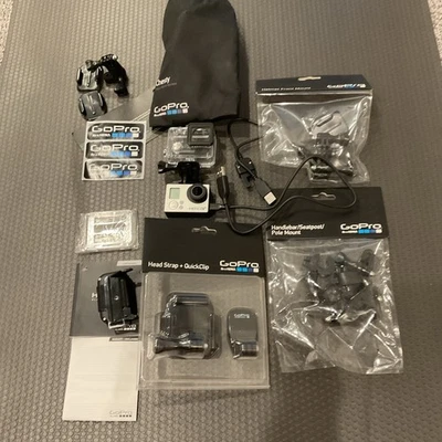 GoPro Hero 3 Black Edition Video Camera with Accessories - Image 1 of 2