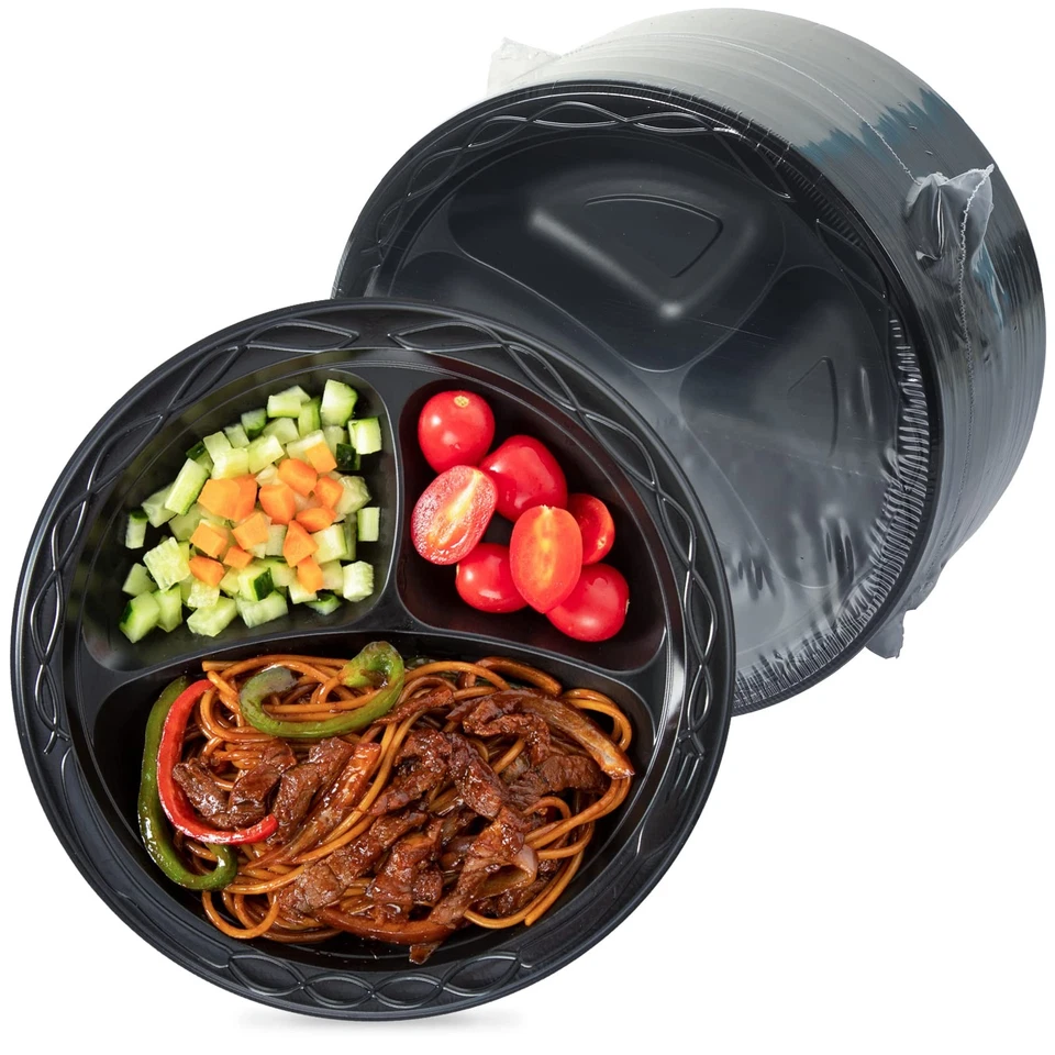 Plastic Plates Mineral Filled PP 9" - 150 Pack Shrink Wrap BPA Free Dinner Tr... - Image 1 of 4