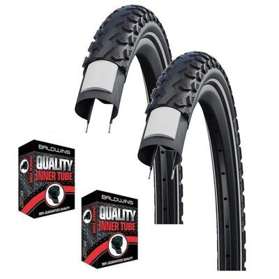 Schwalbe LAND CRUISER PLUS 27.5 x 2.0 Puncture Resistant Hybrid Bike TYREs TUBEs - image 1 of 4