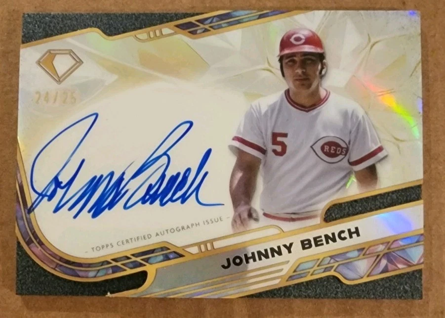 MLB Johnny Bench 100枚限定直筆サインカード MLB Johnny Bench 100枚限定直筆サインカード MLB Johnny Bench
