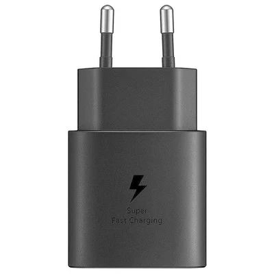 Samsung Caricabatterie Originale Usb-c 25w Ep-ta800 Fast Black Galaxy S25 S931 - Immagine 1 di 4