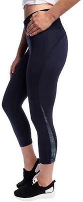 Kirkland Signature Mujer Reflectante Recortado Activo Fitness Ropa Leggings Talla S Foto 1 de 3