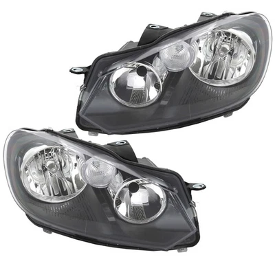 Scheinwerfer Set für VW Golf 6 2008-2014 H7 H15 Halogen LWR Motor links + rechts - Bild 1 von 4