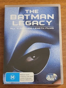 The Batman Legacy - Batman, Returns, Batman & Robin, Batman Forever 4-Disc (DVD) - Picture 1 of 2