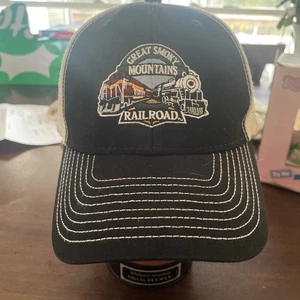 Great Smoky Mountains Railroad Hat SnapBack Adult 1 Size Made Taiwan - Picture 1 of 6