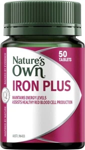 Nature's Own Iron Plus 50 Tabs x 2 Pack - Bild 1 von 1