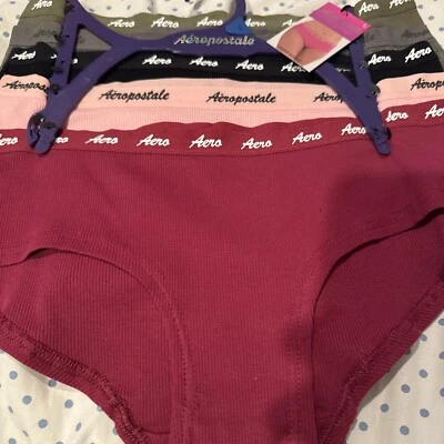 CALCINHA FEMININA HIPSTER AEROPOSTALE AERO PACOTE COM 5 TAMANHO GRANDE - Imagem 1 de 4