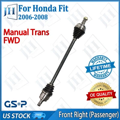 OE Front Right Passenger CV Axle Shaft for 06 07 08 Honda Fit L4-1.5L FWD Manual - Image 1 of 4
