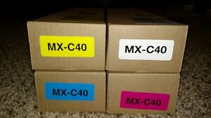 Toner Cartridge Set for Sharp MX-C311 MX-C312 MX-C400 MX-C401 MX-C402 MXC40NTB