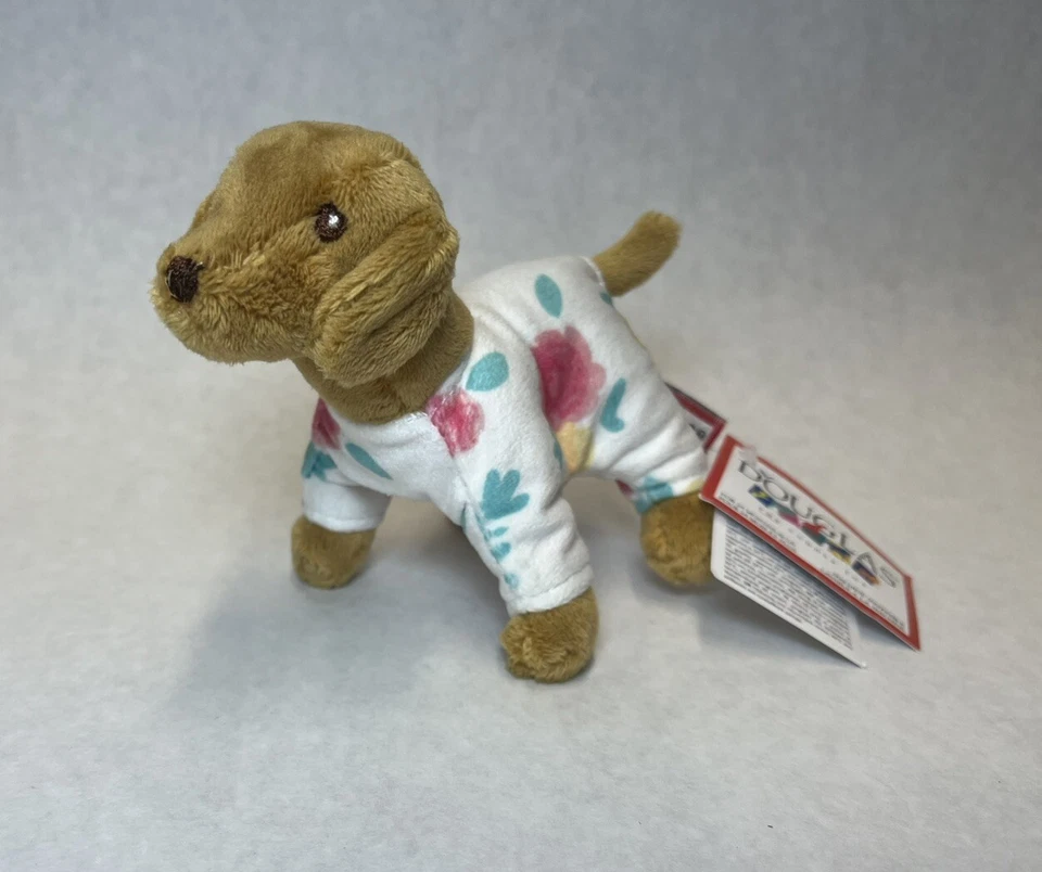 Douglas Cuddle Toy Vera’s Baby Doll Puppy Dog Plush Vera Floral Pajamas W Tags - Image 1 of 4
