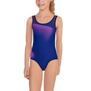 All-Over Print Kids Swimsuit - Picture 1 of 29