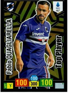 ADRENALYN XL CALCIATORI PANINI 2019-2020 CARD N. 467 QUAGLIARELLA (TOP PLAYER) - Picture 1 of 1