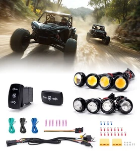 Plug and Play UTV ATV SXS Turn Signal Street Legal Kit For Polaris Can Am RZR - Picture 1 of 7