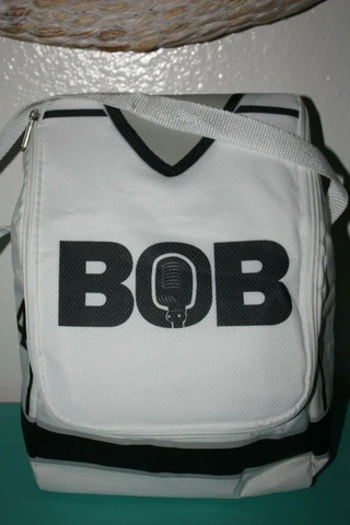 Bob Miller #44 LA Kings Jersey Insulated Zipped Lunch Bag Color: White New! Cover