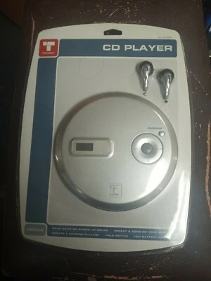 Reproductor de CD portátil personal Trutech Discman con auriculares T100-CD | NUEVO Y SELLADO Foto 1 de 2