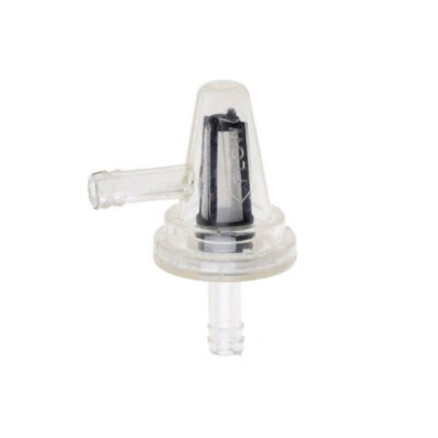 1x Right Angle 90° Universal Motorcycle Inline Fuel Filter 1/4" 6mm Hose Line - Image 1 of 4