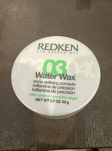Redken Water Wax 03 Shine Defining Pomade 1.7 oz Mild Control Discontinued FAST - Picture 1 of 5