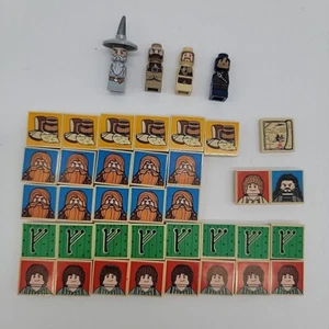 LEGO Parts Lot from The Hobbit An Unexpected Journey 3920 Microfigures Squares - Picture 1 of 14