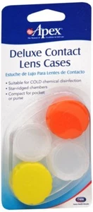 Apex Deluxe Contact Lens Cases 2 Ct - Colors may vary (9 Pack) - Picture 1 of 1