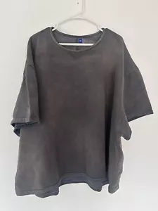 Yeezy Gap Fleece Yoke Tee Payment Grey Unreleased Balenciaga Men’s XL - Picture 1 of 4
