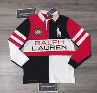 POLO RALPH LAUREN Big & Tall Black Red White USA Alpine Graphic POLO RALPH LAUREN Big & Tall Black Red White USA Alpine Graphic