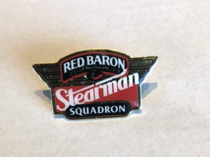 1991 Red Baron Stearman Squadron Pin - Stuntpilot Air Shows - eingestellt - Bild 1 von 2