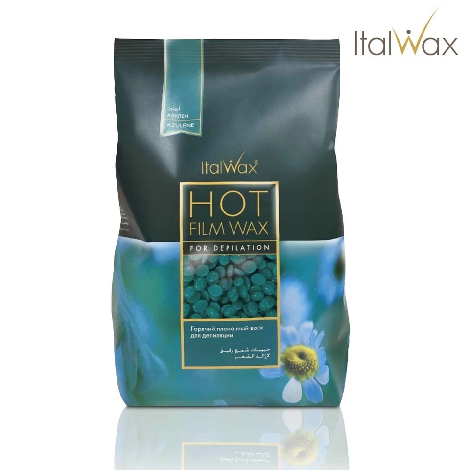 ITALWAX Azulene Hot Film Wax Beads for Hair Removal 1000g