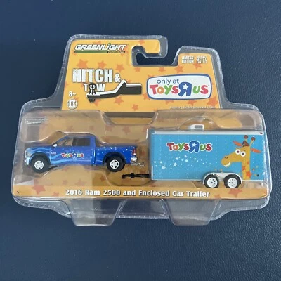 Greenlight Hitch & Tow Series 2017 Toys R Us 2016 RAM 2500 w/ Trailer - Image 1 of 2