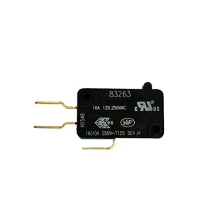 Microinterruttore a pulsante 16A 250V con contatti 6.3 - Foto 1 di 2