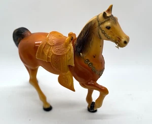 Caballo de juguete vintage Diamond P plástico desfile no. 668 escala 1:10 - Imagen 1 de 5