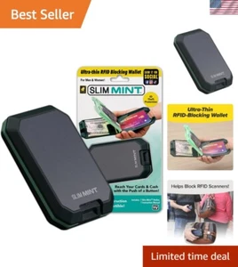 Ultra-Thin Wallet Aluminum 2.85x4.35 RFID-Blocking ID Theft Protection Easy C... - Picture 1 of 11
