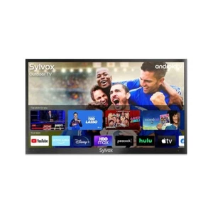 SYLVOX 65'' Outdoor TV 4K Smart TV UHD Built-in App&Voice Assitant Weatherproof - Picture 1 of 12