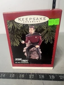 Hallmark Keepsake Star Trek 1996: TNG Commander William T Riker Ornamento - Imagen 1 de 6