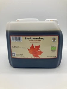 (EUR 15,11/kg) Jarabe de Arce Ecológico de Canadá 4kg en Bote - Imagen 1 de 4