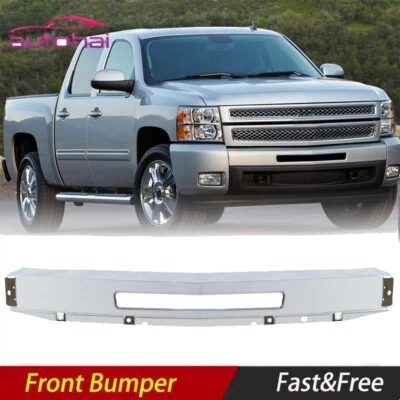 Front Bumper Face Bar Chrome for Chevy Silverado 1500 Truck Foto 1 de 4