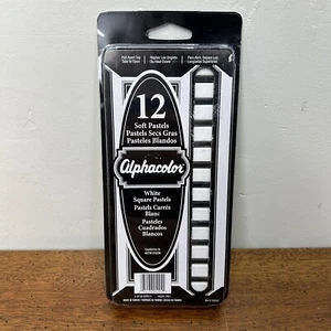 Alphacolor | Soft Pastels 12 White Pastels Set - Picture 1 of 2