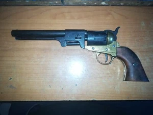 Replica Riproduzione antica pistola revolver western Colt SAA Navy 1860 Denix - Foto 1 di 7