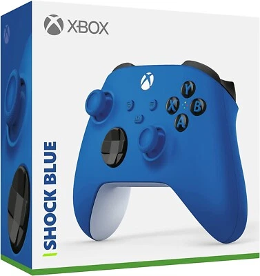 Controller Wireless per Microsoft XBOX SERIE X/S Shock Blue QAU-00009 - Immagine 1 di 4