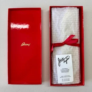 Vintage Brioni Silk Tie Set - Lavender - New in Box - Beverly Hills - NO RESERVE - Picture 1 of 17