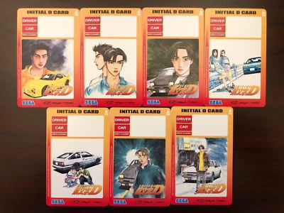 Initial D Card for Arcade Game - Magnetic Card for Initial D - Sega  (NEW / NOS) - Image 1 of 4