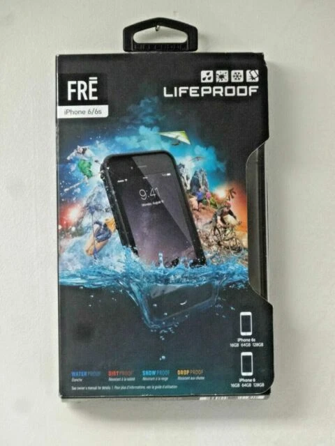 Lifeproof FRE Waterproof Case for iPhone 6/6s (4.7-Inch Version)- Black