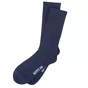 Classic Navy Blue Bamboo Socks by Dapper Roo - Foto 1 di 2