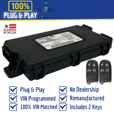 2011 - 2018 Chrysler 300 RF концентратор приемник модуль бесключевого доступа TPMS с ключами - Изображение 1 из 4