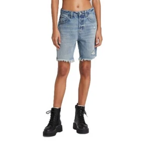 Wild Fable Women's High-Rise Wide Leg Bermuda Jean Shorts Size 10 - Picture 1 of 3