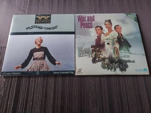 (2) Laserdiscs The Sound of Music & War and Peace. - Picture 1 of 6