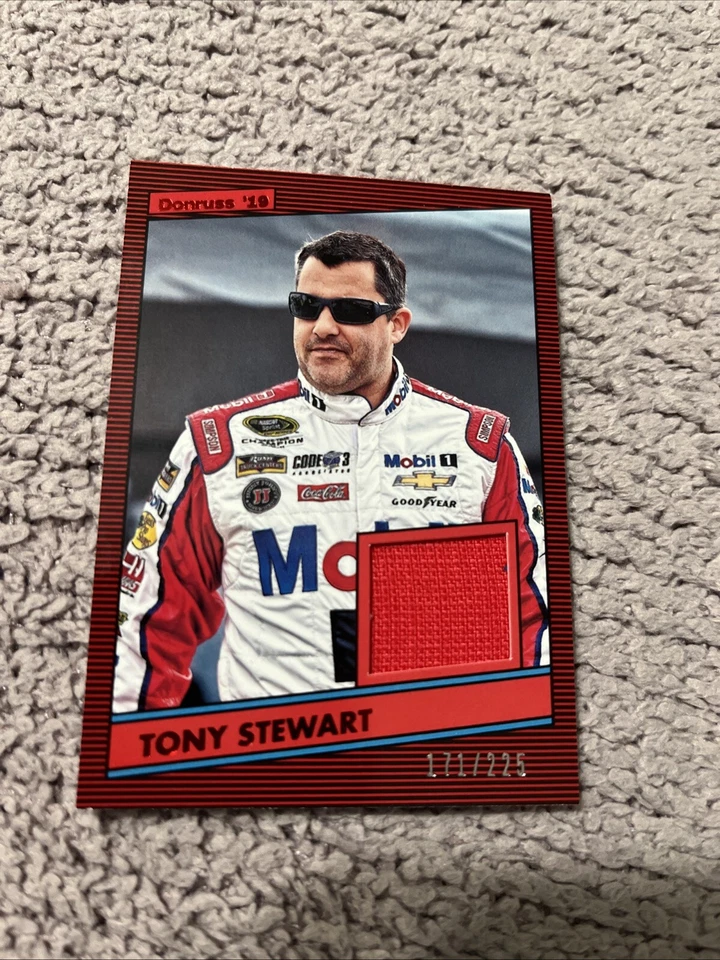 2019 Panini Donruss NASCAR 1986 Retro Relics Red 171/225 Tony Stewart #86-TS - Image 1 of 1