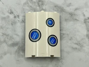 Lego Part White Cylinder Quarter 4 x 4 x 6 (Stickers) Rocket Ride 3831 SpongeBob - Picture 1 of 3