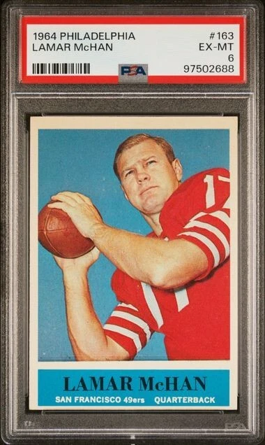 1964 PHILADELPHIA 163 LAMAR McHAN PSA 6 - Image 1 of 1